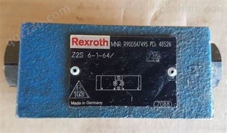 Rexroth力士乐ZDR10VA4-3X/315Y减压阀