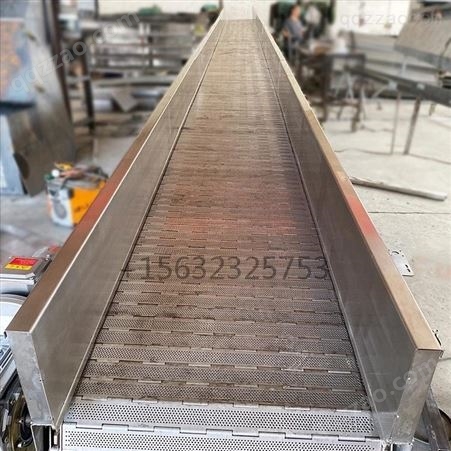 安平瑞申标准不锈钢冲孔链板输送带物料搬运设备尺寸定制产品