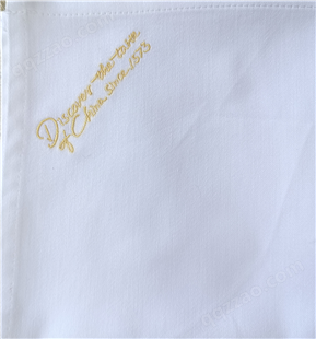 餐厅定制logo高密缎纹酒店纯棉口布方巾餐厅布白色宴会口布擦杯布