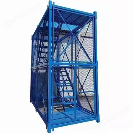 安全笼梯可批发 梯笼爬梯桥梁施工高空作业平台 组合加强型基坑梯笼