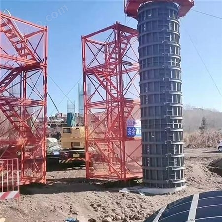 安全笼梯可批发 梯笼爬梯桥梁施工高空作业平台 组合加强型基坑梯笼