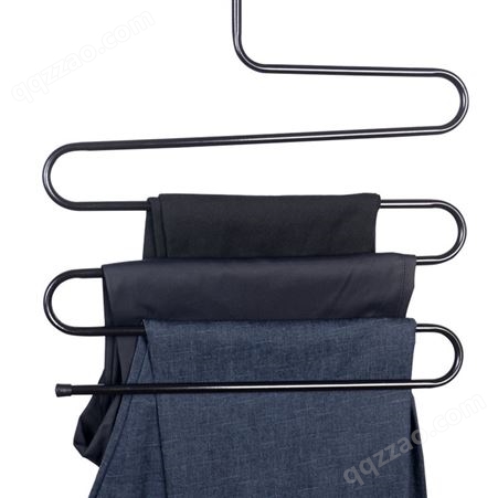 裤架衣架可折叠多层裤子衣柜收纳架挂衣服铁艺防滑多功能收纳