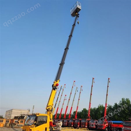 4吨起重吊装运输 项目施工车载式 随车吊高空作业车 车载式登高车