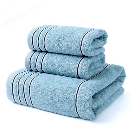洁丽雅毛巾浴巾三件套 纯棉吸水不掉毛毛巾 洁丽雅毛巾套装