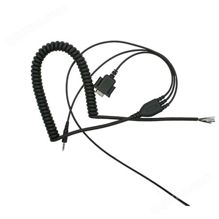 适用对讲机usb转换线3头串口数据写频线编程电缆工业用线
