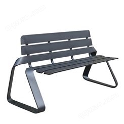 不锈钢公园椅靠背铁艺座椅