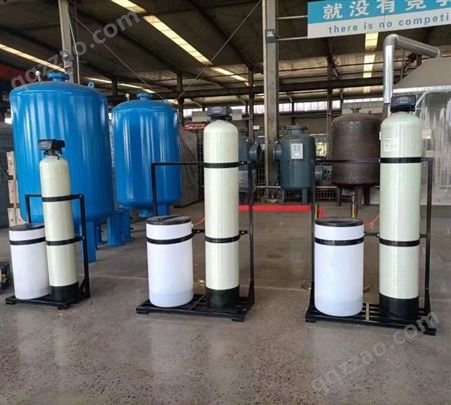 易宏 2m³/h全自动软水器 解决水质结垢降低硬度 软化水设备