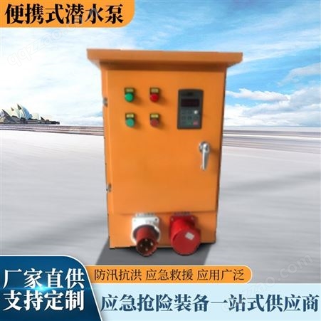 发电排水轻便型便携式潜水泵01 移动泵车应急防汛抢险泵