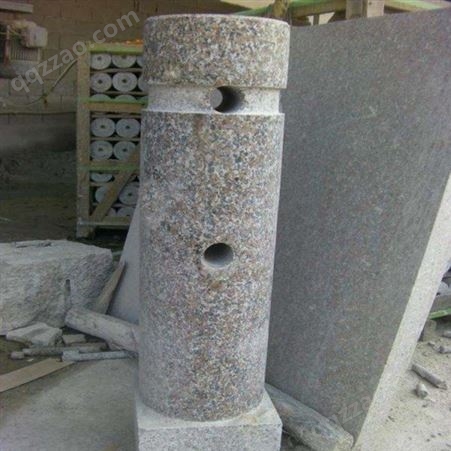 悦骐石业 石材挡车柱 加工挡车柱 常年供应