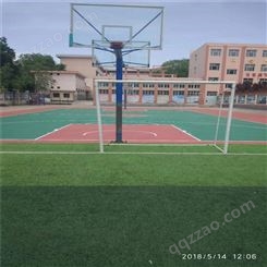 河北奥健生产塑胶 赵县运动场地定制 塑胶网球场 