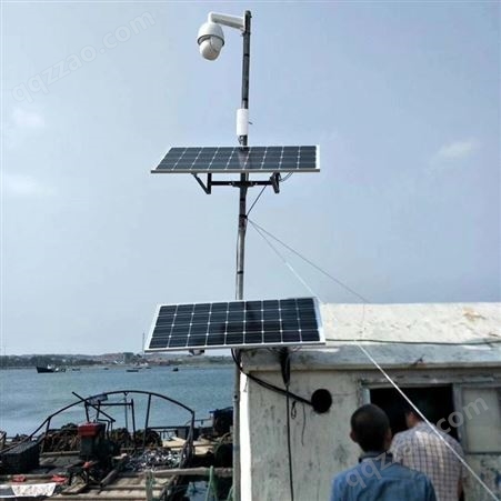 希科太阳能监控杆光伏 3.5米视频抓拍监控立杆立柱 室外路灯杆
