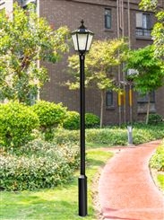 太阳能欧式景观灯花园灯别墅小区草坪灯户外防水路灯复古庭院灯具