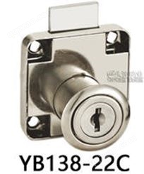 YB138-22A/138-22AC/138-32138-38抽屉锁橱柜锁办公家具锁短芯加长芯更衣柜锁管理钥匙换胆换芯功能外贸40*40方形