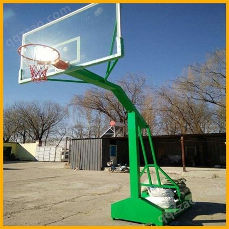 移动篮球架 户外移动篮球架 隆胜体育 钢化玻璃篮球架