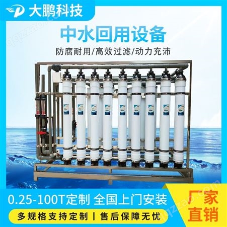 DP-500L/H电镀循环回用水设备 研磨废水回用设备 山泉水地下水超滤净化设备
