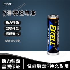 EXCELL工业配套碱性电池5号LR6玩具智能锁遥控电动指纹保险柜电池