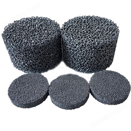 定制泡沫碳化硅 纽思达 规格35ppi SiC功能性基础材料 高温布气 耐腐蚀