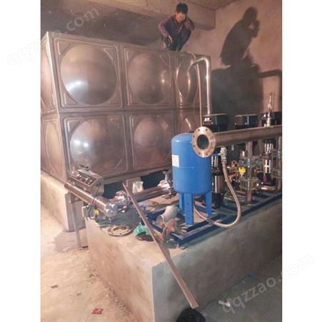 定制保温消防地埋水箱 消防生活不锈钢水箱 方形不锈钢焊接拼装水箱