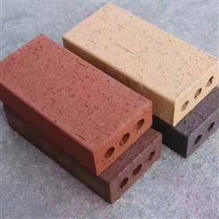 红色陶土砖 粉煤灰烧结砖 岩页多孔砖 小区道路专用砖 智亿隆建材