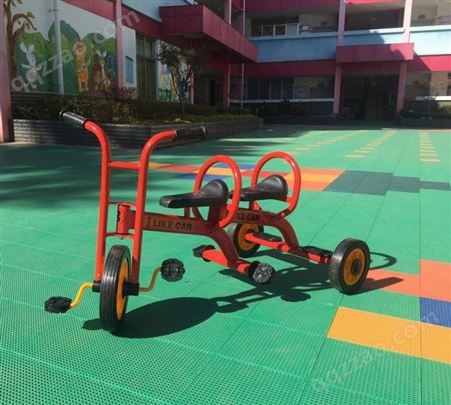 蕴力康体 幼儿园儿童三轮车多人脚踏双人可带人户外玩具