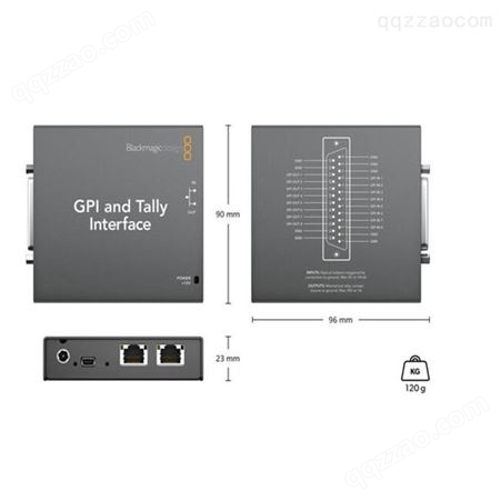 BMD GPI and Tally Interface 8个触点闭合Tally输出 ATE