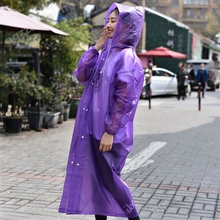 加工定制LOGO 徒步雨披 成人男女加厚雨衣 非一次性EVA雨衣厂批
